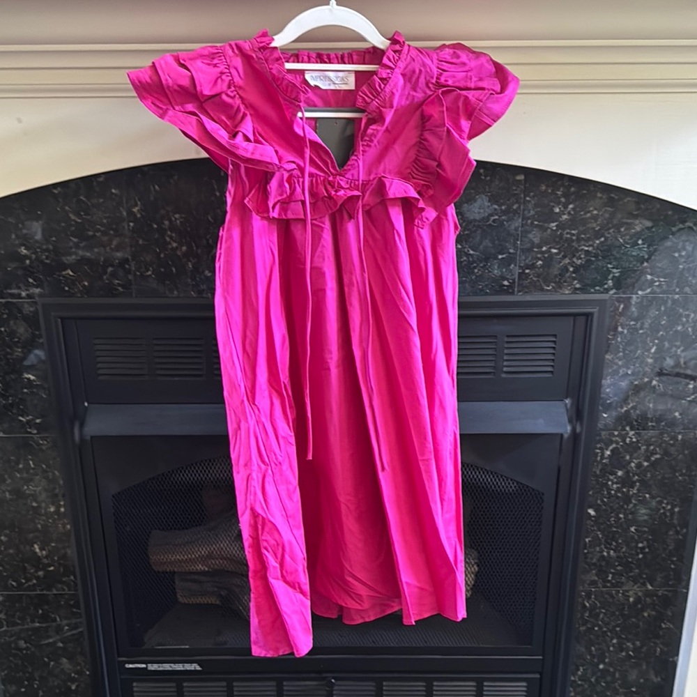 Impressions Pink Ruffled Dress